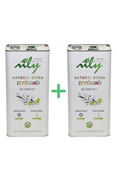 Nily (Yeni Sezon 2025-2026) Soğuk Sıkım Naturel Sızma Zeytinyağı (2x5L)