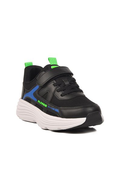 WALKWAY Black Saks Velcro Boys' Sports Shoes 1880 F