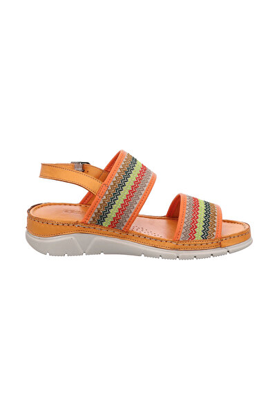 İNZE AYAKKABI Genuine Leather Slippers Model Name: Caela