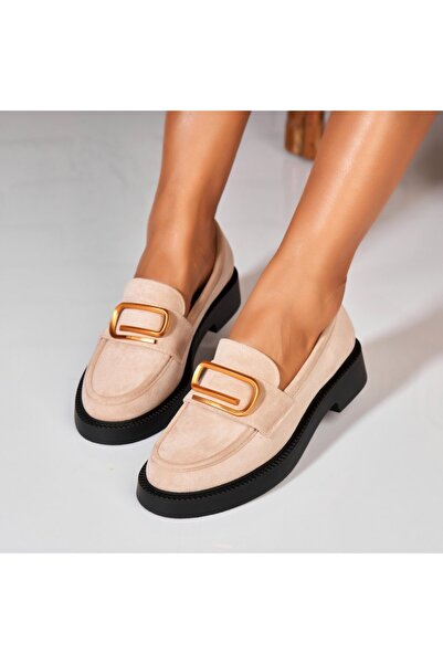 Joana Γυναικεία casual παπούτσια σε μπεζ οικολογικό δέρμα Saidey