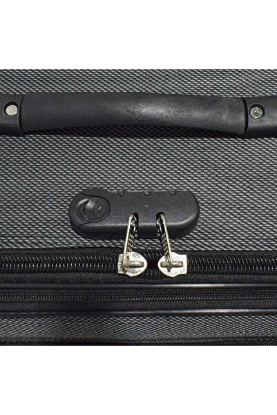 OEM Troler Easy trip 4 roti double 360 ​​grade inchidere cifru negru 68 cm