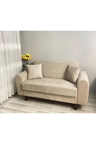 ZH HOME & OFFİCE 2 Li Kanepe Çekyat Puffy Kumaş ( Demonte )