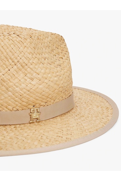 Tommy Hilfiger TH PREMIUM BEACH FEDORA Kadın Şapka AW0AW17135RBT