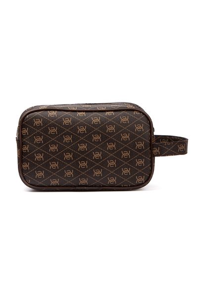 Newish Men's Portfolio Clutch Shaved Cosmetic Care and Daily Handbag