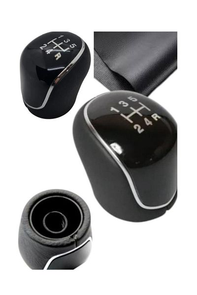ZETOTO Gear Shift Knob for Corsa B Vectra C Astra g F23 Gearbox Leather 5 Forward