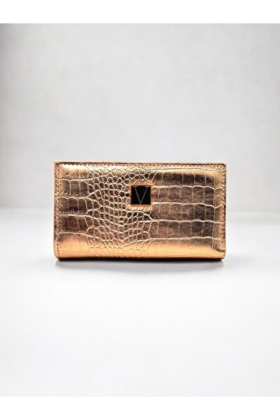UCCELLO Crocodile Pattern Look Women's Wallet