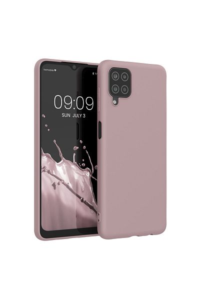 KWmobile Case For Samsung Galaxy A12, Purple, Silicone, 54048.236