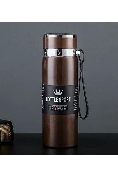 Denx 1000ml Double Insulated Stainless Steel Thermal Water Bottle, Sports Thermos