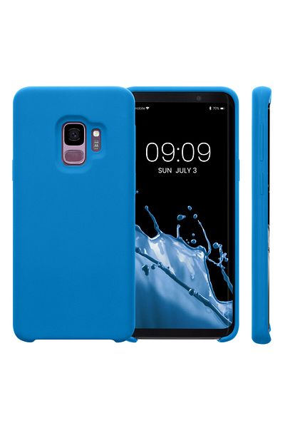 KWmobile Carcasă pentru Samsung Galaxy S9, silicon, albastră, 44182.157