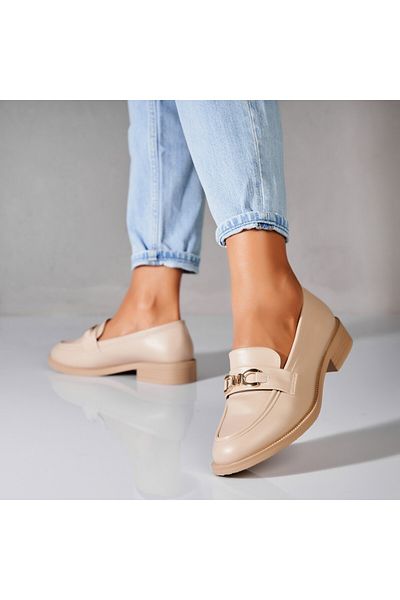 Joana Women's casual shoes Beige made of ecological leather Blaize