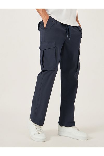 Fort Collins By Styli Mid Rise Straight Fit Track Pant with Drawstring