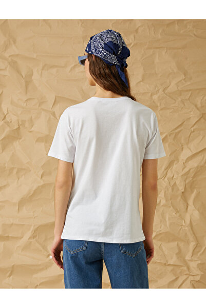 Koton Bavlněné tričko s krátkým rukávem s potiskem