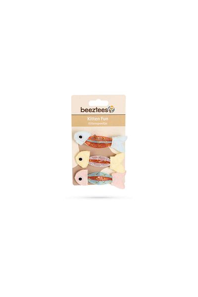 Beeztees Puppy Cat Toy, Flexible Fish, 3 Pieces, 3.5X8.5Cm Zrnet