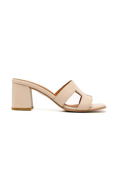 John May Papuci pentru femei/fete - piele de blugi (John May Beige)
