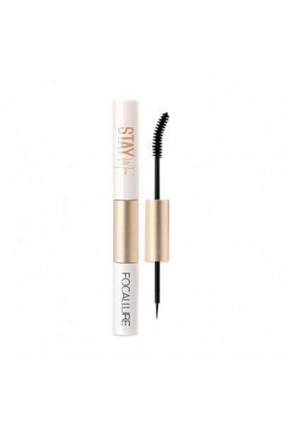 Focallure Řasenka Focallure Stay Max Waterproof Mascara&Eyeliner 2N1, 01