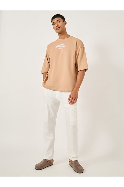 Fort Collins By Styli Mid Rise Straight Fit Track Pant with Drawstring