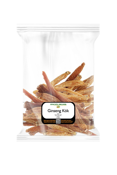 Zencefil Organik Kırmızı Ginseng Kök 50 Gr. Orijinal Saf Kırmızı Kore Ginseng...
