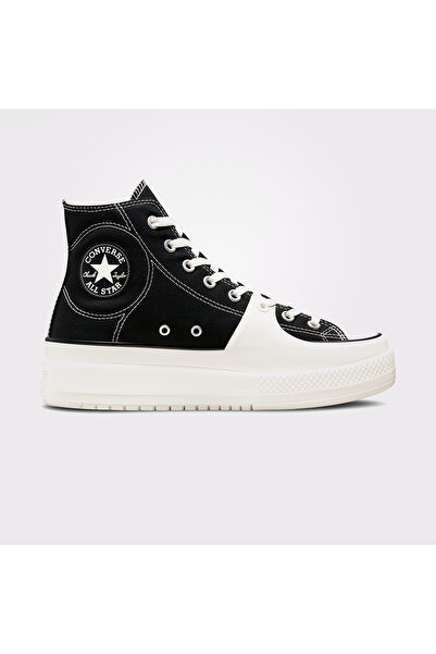 Converse Μαύρο πάνινα παπούτσια Chuck Taylor All Star Construct Unisex