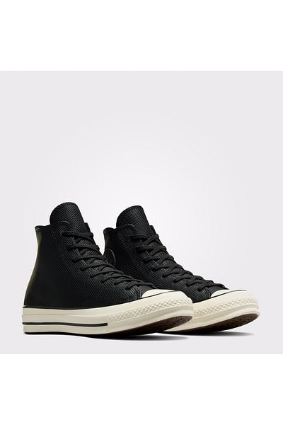 converse Chuck 70 Unisex Black Leather Sneaker