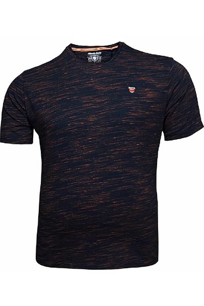 montecarlo Μπλουζάκι μεγάλου μεγέθους Flamed Lycra Combed Cotton
