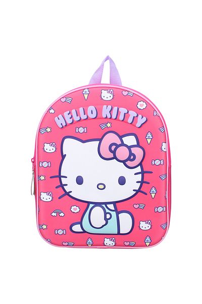 Hello Kitty 3D children's backpack, 32x26x11 cm, with one compartment, multicolor, Another Dimension, Hello Kitty
