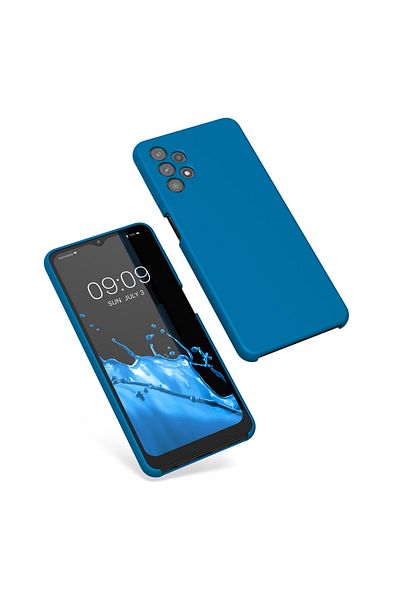 KWmobile Carcasă pentru Samsung Galaxy A32 5g, silicon, albastră, 54336.228