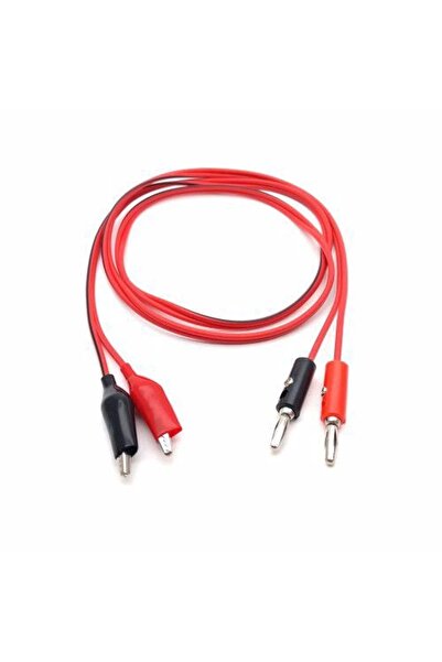 salesalbutik التمساح الموز كابل زوج إمدادات الطاقة لمتعدد الفولتميتر راسم الذبذبات الكهربائية اختبار قياس كابل