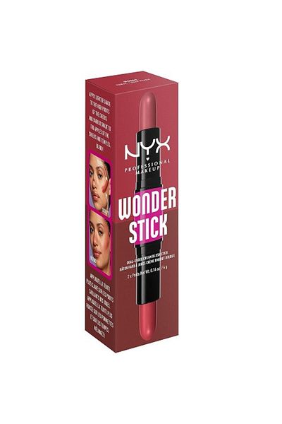 NYX Professional Makeup Stick Cream Blush, Nyx, Wonder Stick Blush Duo, 03 Coral Deep Peach