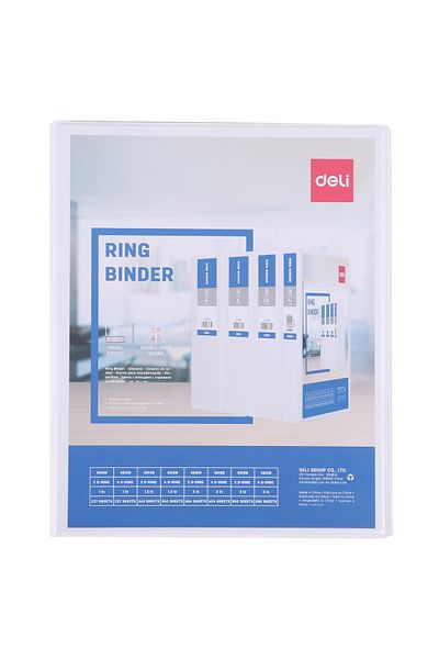 Deli Ring Binder WHITE E5610N