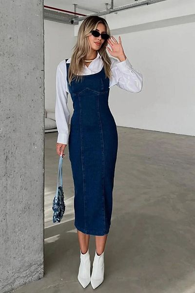 MEECY rochie din denim