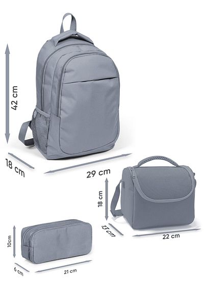 Coral High Set de 3 genți de școală cu modele de tranziție de culoare pentru copii SET0123668