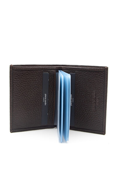 Pierre Cardin Leather Brown Floater - 032A42 Credit Card Holder