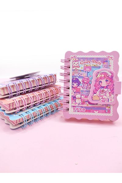 Limmy Mini Blocnotes pentru copii Pink Candy 7x8 cm