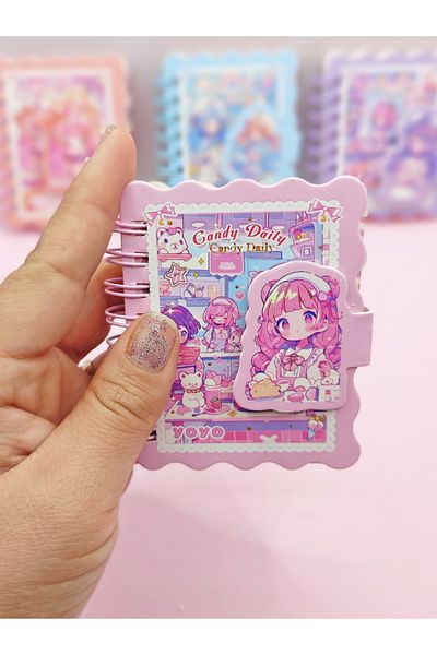 Limmy Mini Blocnotes pentru copii Pink Candy 7x8 cm
