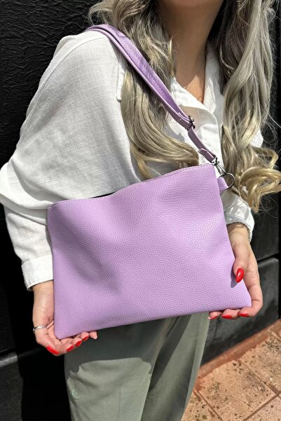 TakıDolabı Ліловий колір Портфель Жіноча сумка