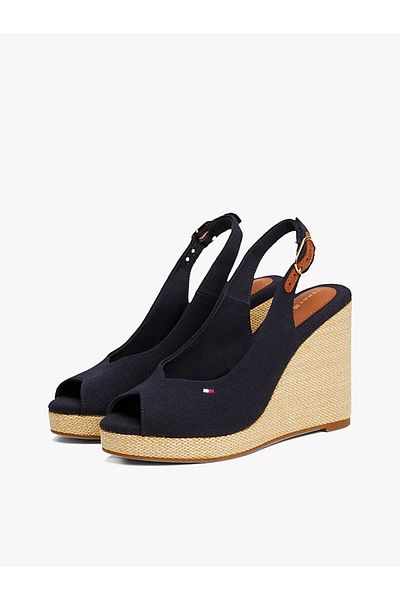 Tommy Hilfiger FLAG HIGH WEDGE ESPAD SLINGBACK