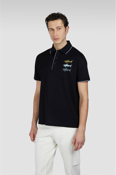 PAUL&SHARK Cotton Polo Shirt with Buttons