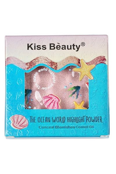 Kiss Beauty Rozjasňovač, Kiss Beauty, rozjasňovač The Ocean World, 03, 4 g