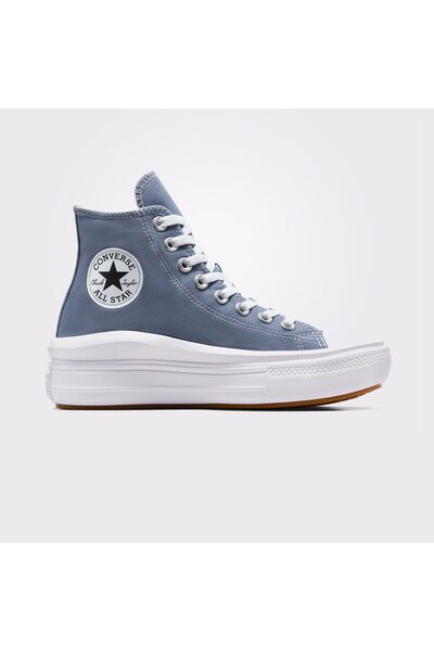 Converse حذاء رياضي نسائي من Chuck Taylor All Star Move Platform باللون الأزرق
