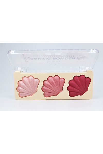 Makeup Highlighter Palette, , Eni Rose, Baking Powder, 03