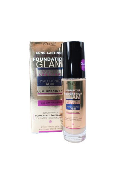 Vollare Foundation, , Long Lasting Foundation, Hyaluronic Acid, 503 Medium Beige, 30 ml