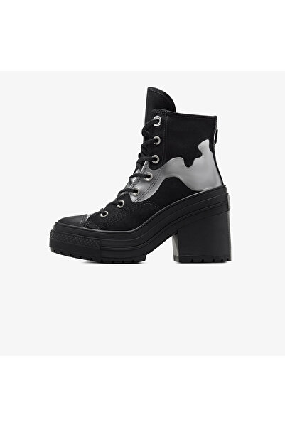 Converse Chuck 70 De Luxe Heel Chrome Unisex Siyah Platform Sneaker