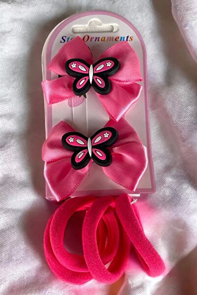 TakıDolabı Set de catarame laterale și catarame din cauciuc de culoare roz