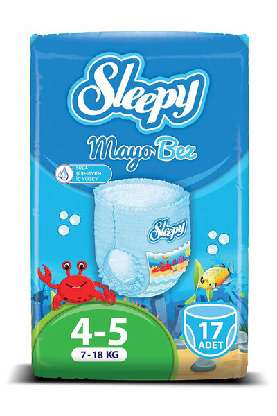 Berakids Sleepy Mayo Külot Bez 4-5 Beden 7-18 Kg 17 Adet