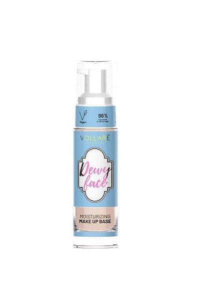 Vollare Dewy Face Foundation, Moisturizing, Vegan, 30 ml