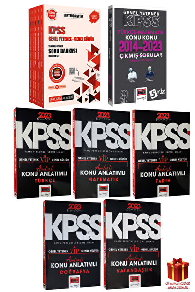 Pegem Akademi Yayıncılık 2026 KPSS Ortaöğretim Modüler Soru Bankası+Yargı Kon...