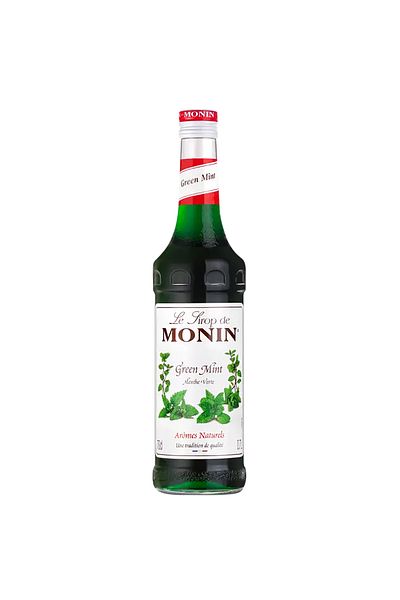 Monin Green Mint Syrup, 0.7 L, Monin