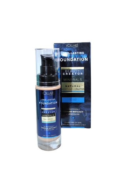 Vollare Dlouhotrvající make-up, Vollare, Minerály, 703 Med, 30 ml