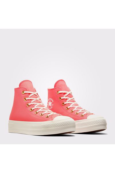 converse Chuck Taylor All Star Lift Unisex Pembe Platform Sneaker
