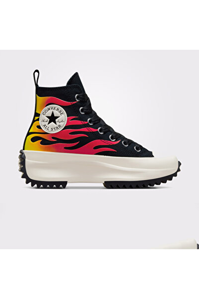 Converse Run Star Hike Unisex Siyah Platform Sneaker
